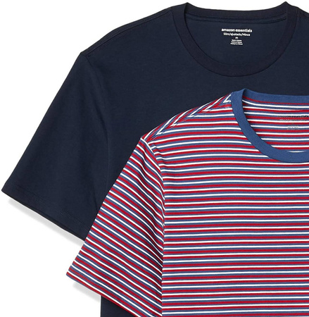 Amazon Essentials MAE45001SP18  Zestaw 2x T-shirt męski rozm.S 2pak