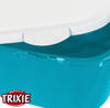 Trixie Vico Easy Clean Kuweta kryta zamykana 40x40x56cm kolor turkusowo-biały
